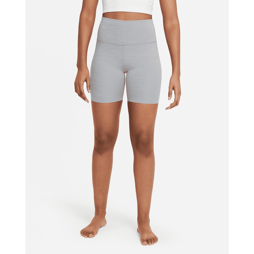 Nike Yoga Luxe High Waisted 7in Shorts Womens Small Gray CZ9194 073